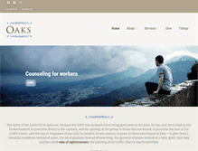 Tablet Screenshot of oakscounseling.org
